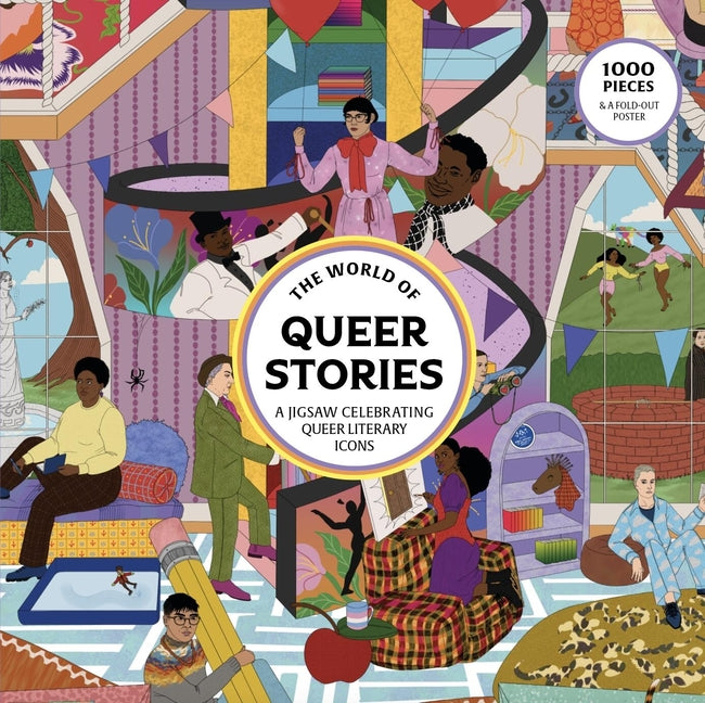 World of Queer Stories a 1000-Piece Jjigsaw: Celebrating LGBTQ+ Literary Icons - Ingram