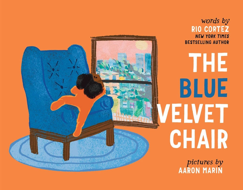 Blue Velvet Chair - Ingram